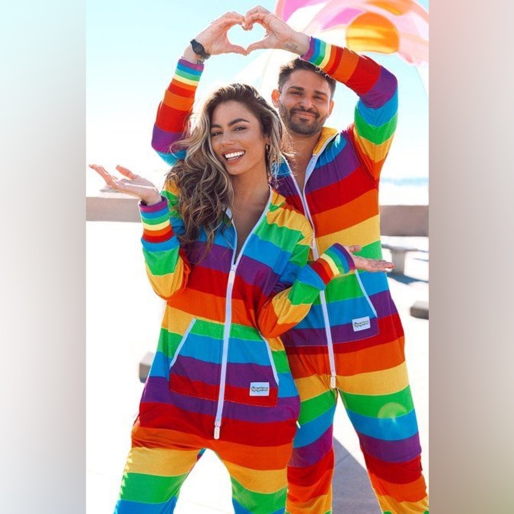 Tipsy Elves Rainbow Jumpsuit